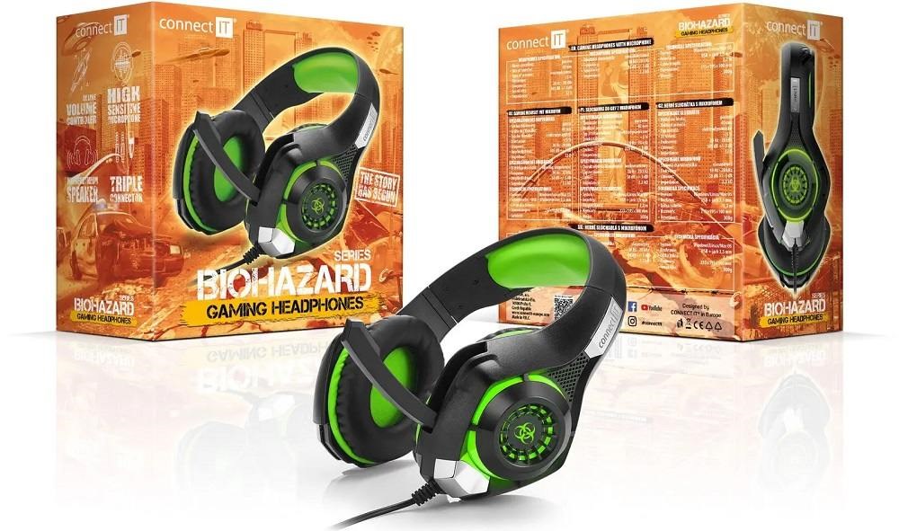 Herní headset Connect IT CHP-4510 náušníky